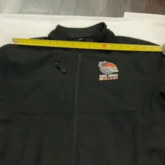 Clique Black Zip Up Jacket L NEW No Tag Home Depot Miami Trucker Bikercore FDC - Picture 8 of 12
